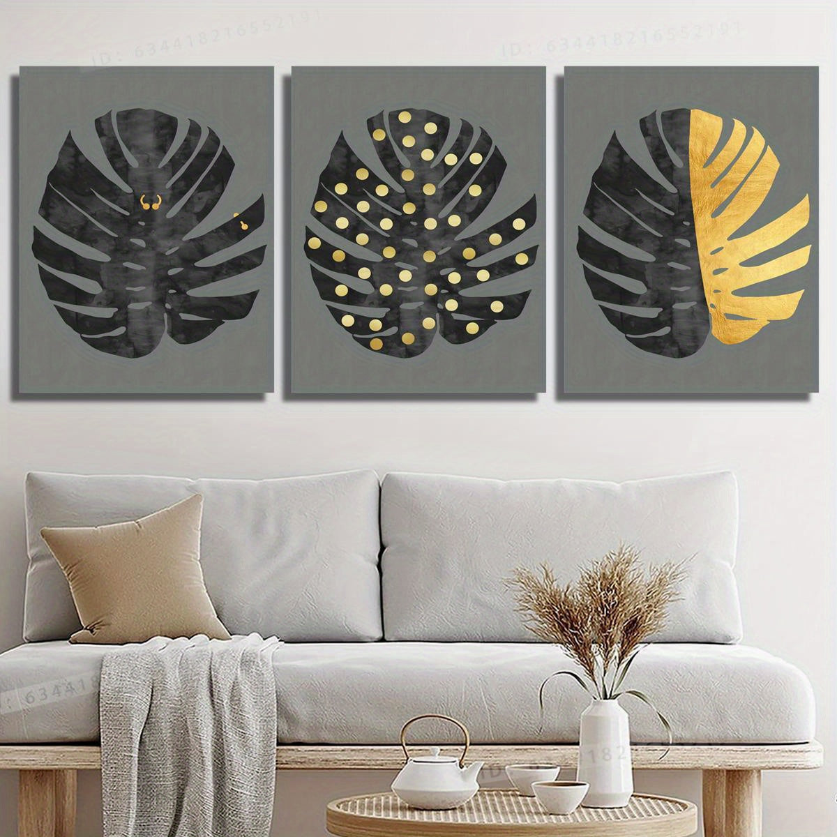 Monstera Framed Art Trio - The Leafy Branch