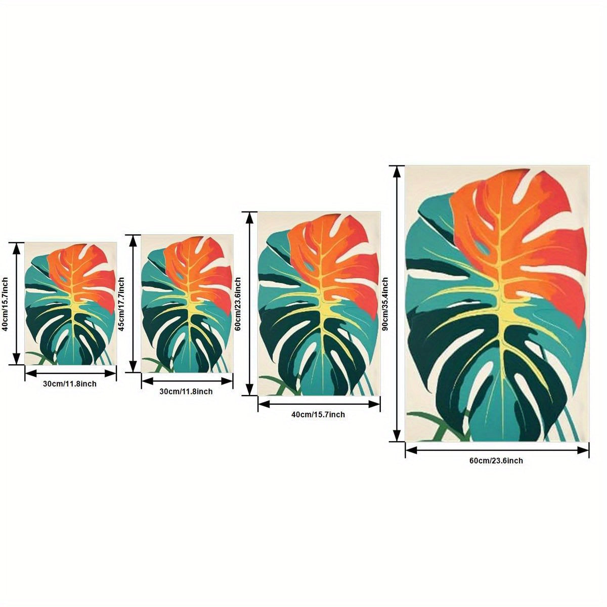 Vibrant Monstera Framed Art Trio - The Leafy Branch