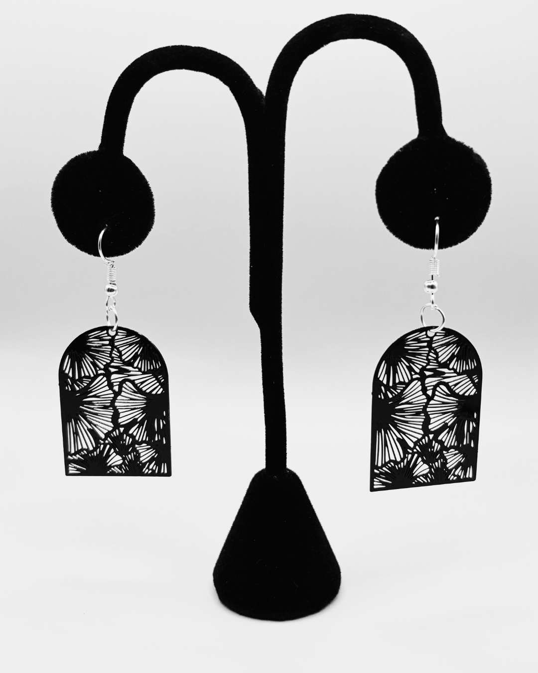 Plant Lovers Earrings- Black 1