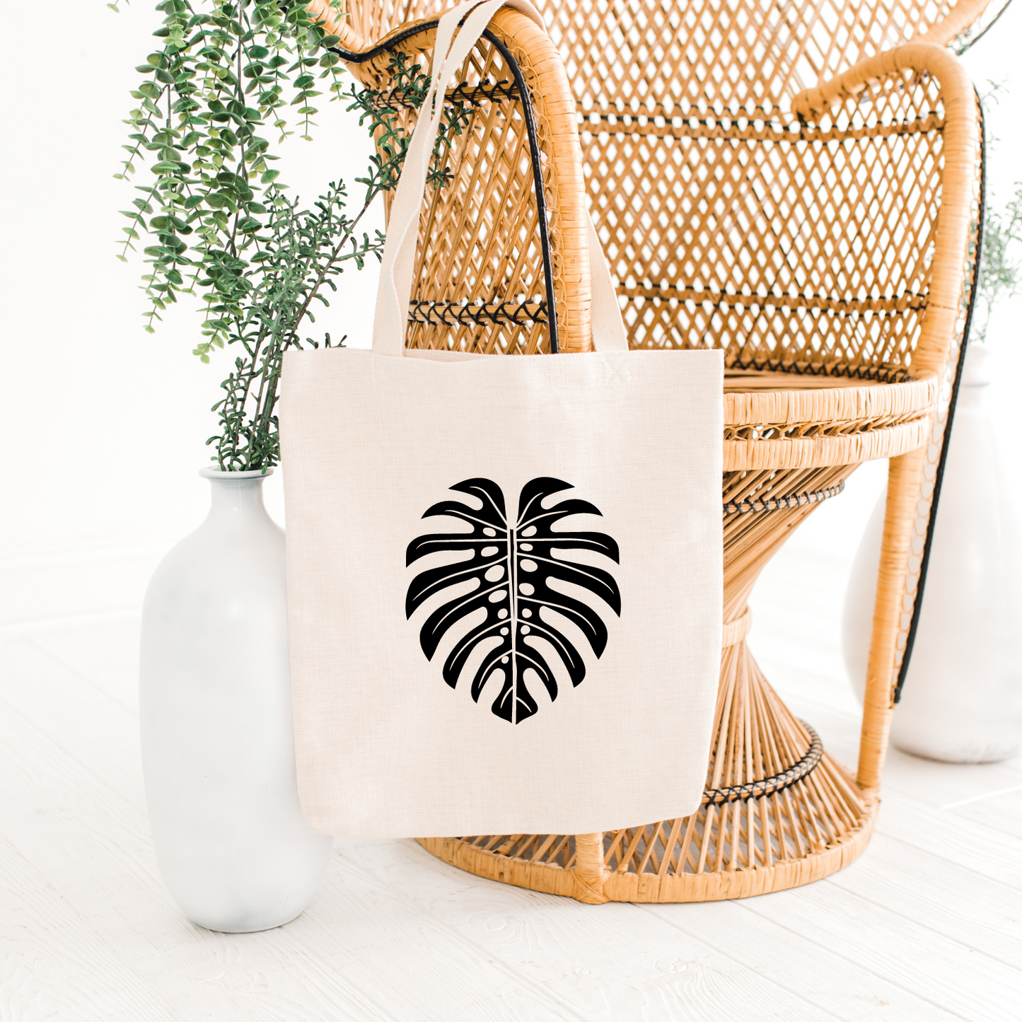 Signature Monstera Tote - The Leafy Branch