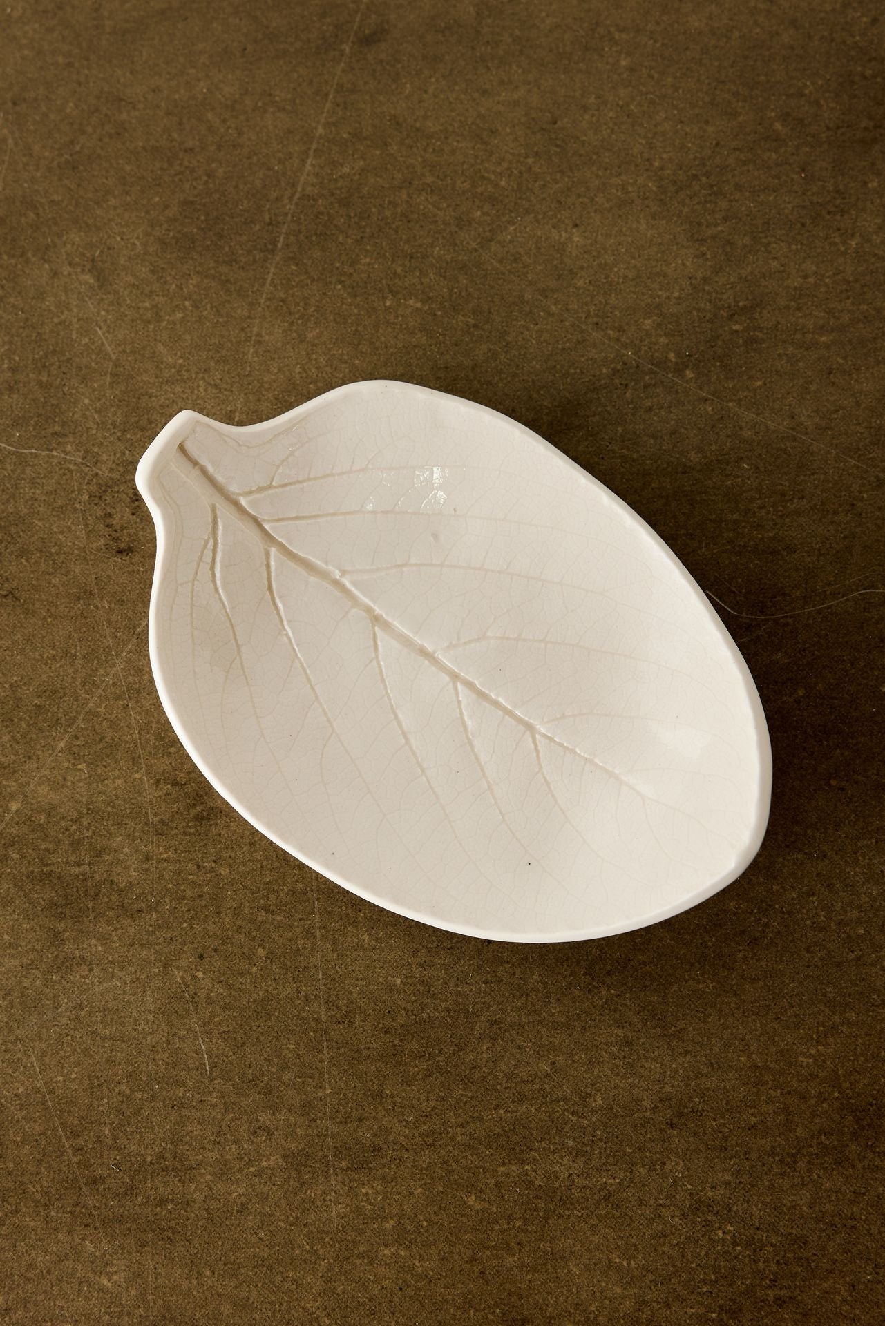 Porcelain Leaf Trinket Dish - The Leafy Branch
