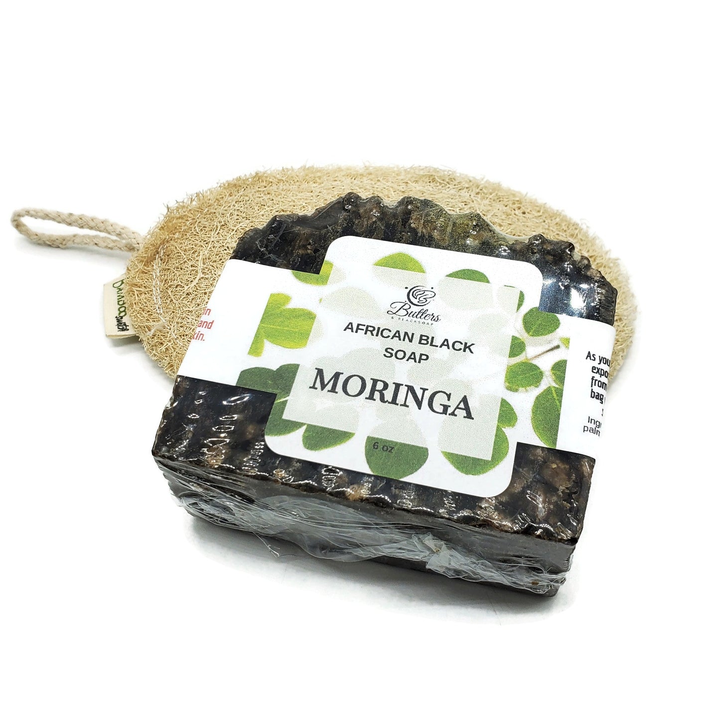 Moringa African Black Soap - The Leafy Branch