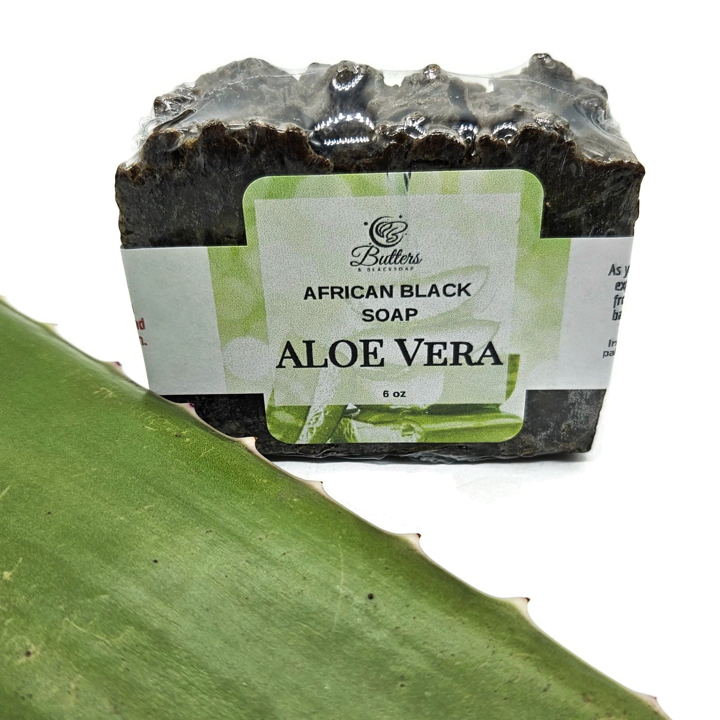 Aloe Vera African Black Soap - The Leafy Branch