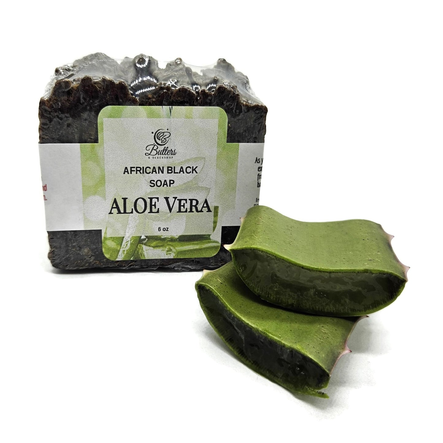 Aloe Vera African Black Soap - The Leafy Branch
