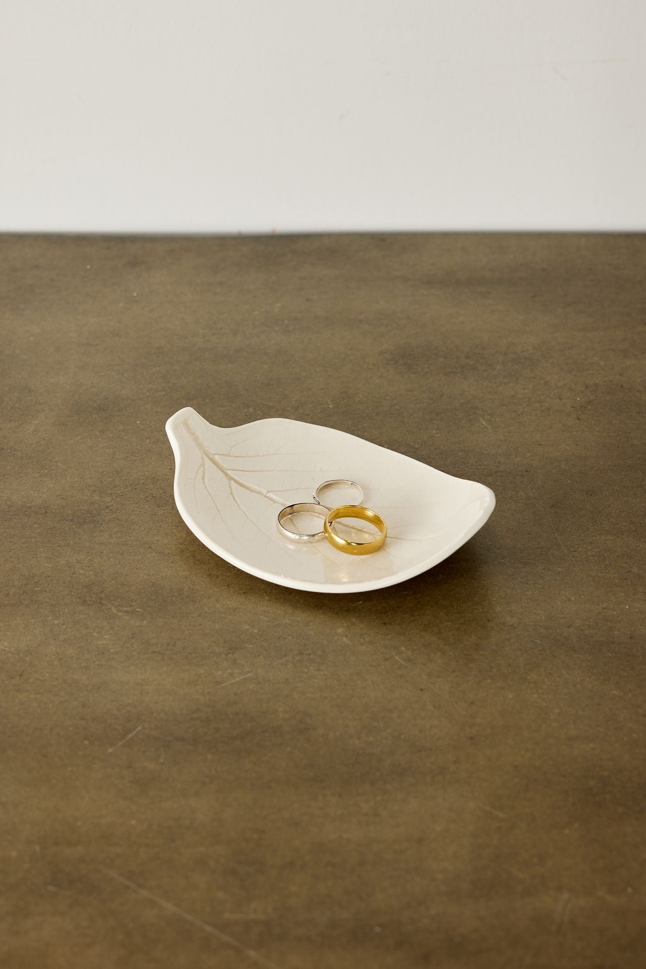 Porcelain Leaf Trinket Dish - The Leafy Branch