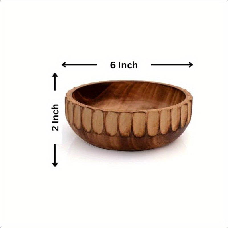 Mango Wood Snack Bowl - The Leafy Branch