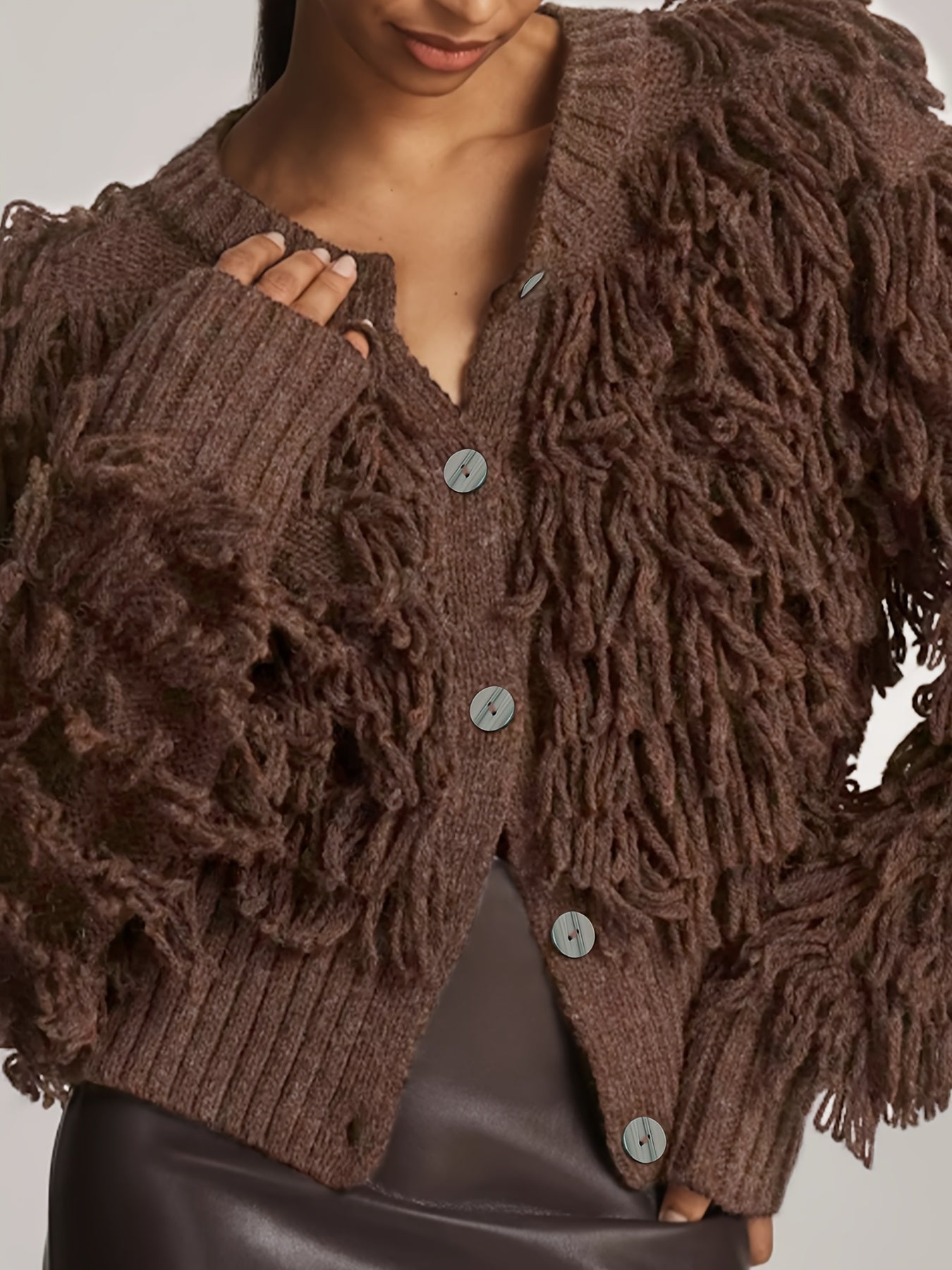 Clarissa Fringe Cardigan