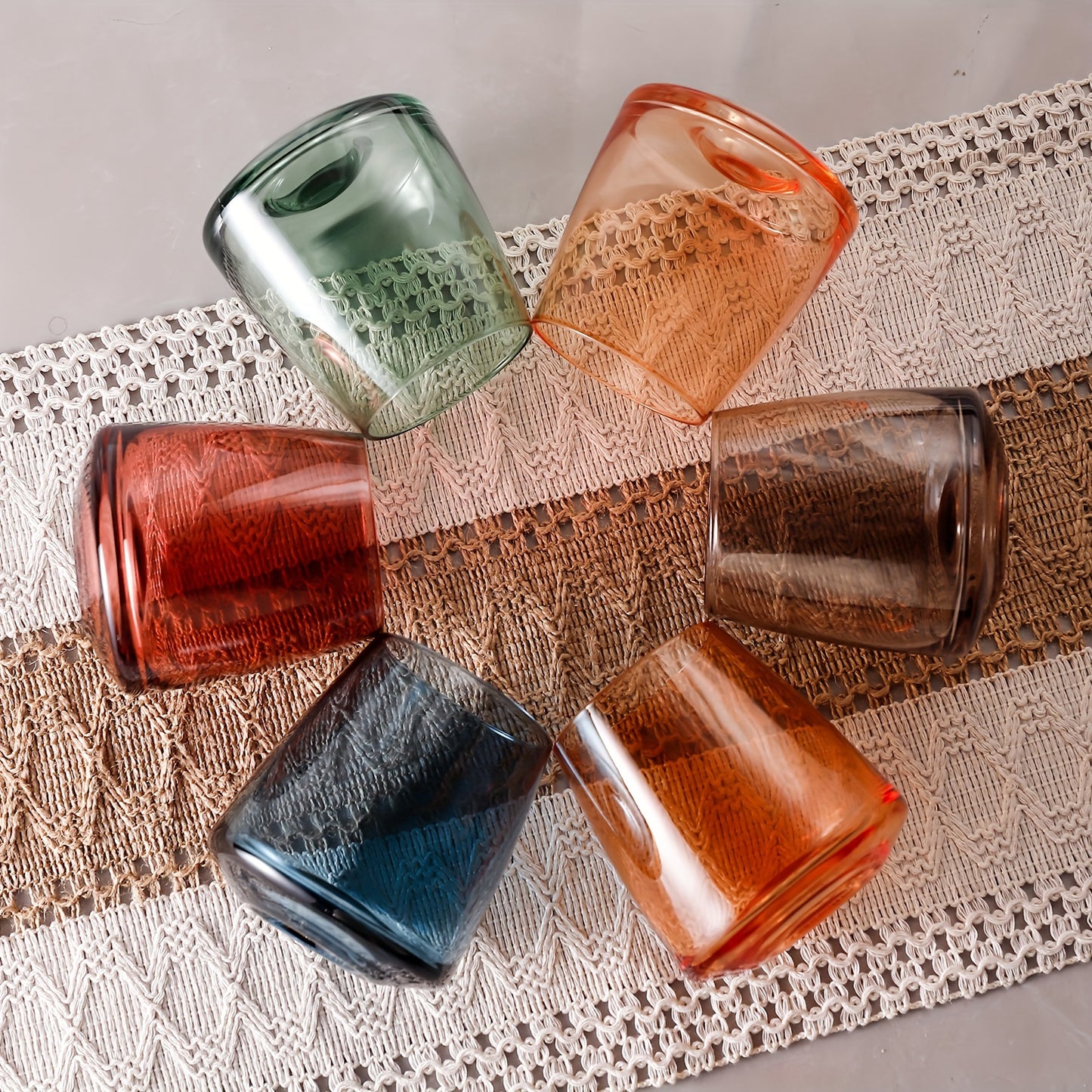 Handblown Stemless Wine Glasses - The Leafy Branch