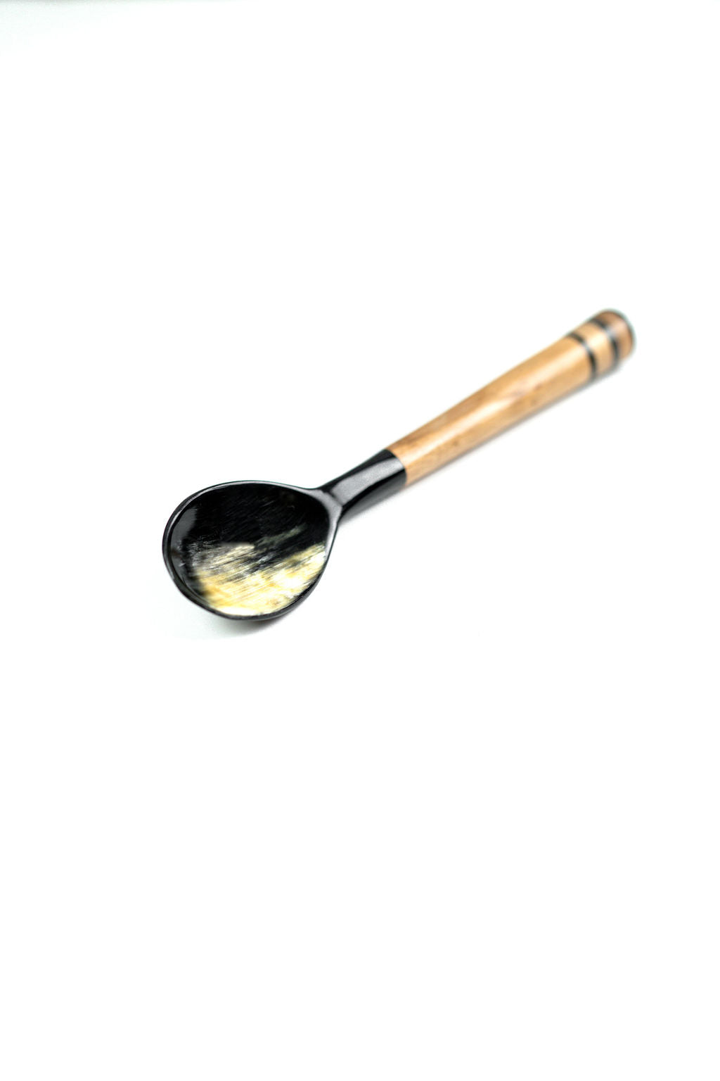 Wood and Horn Spoon - The Leafy Branch