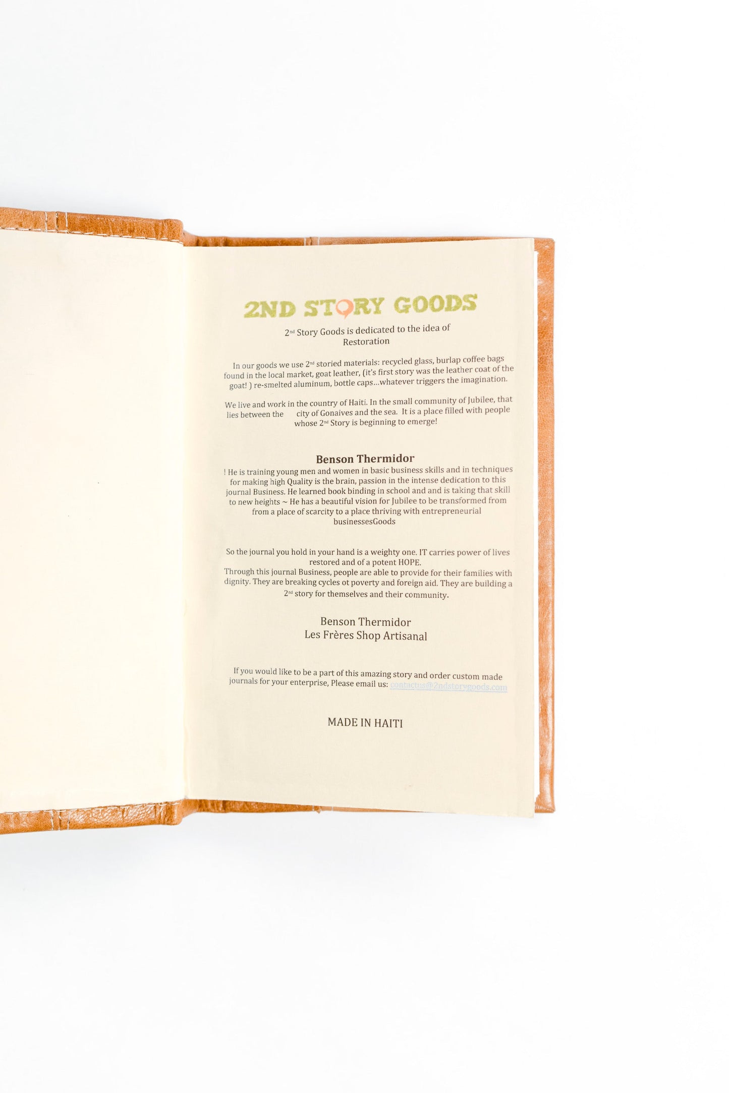 Pastiche Leather Journal - The Leafy Branch