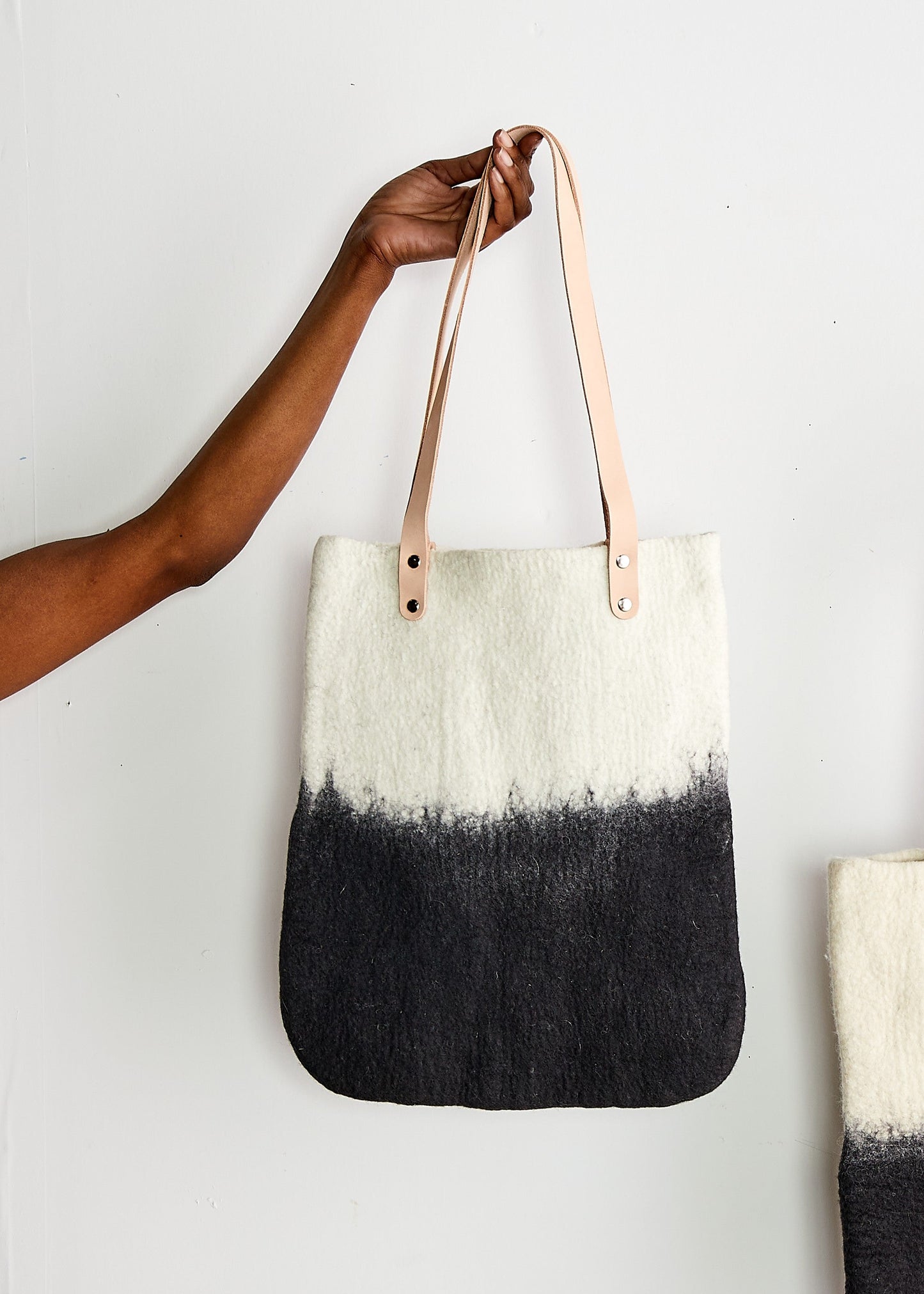 Eclipse Hand-Felted Wool Tote - The Leafy Branch