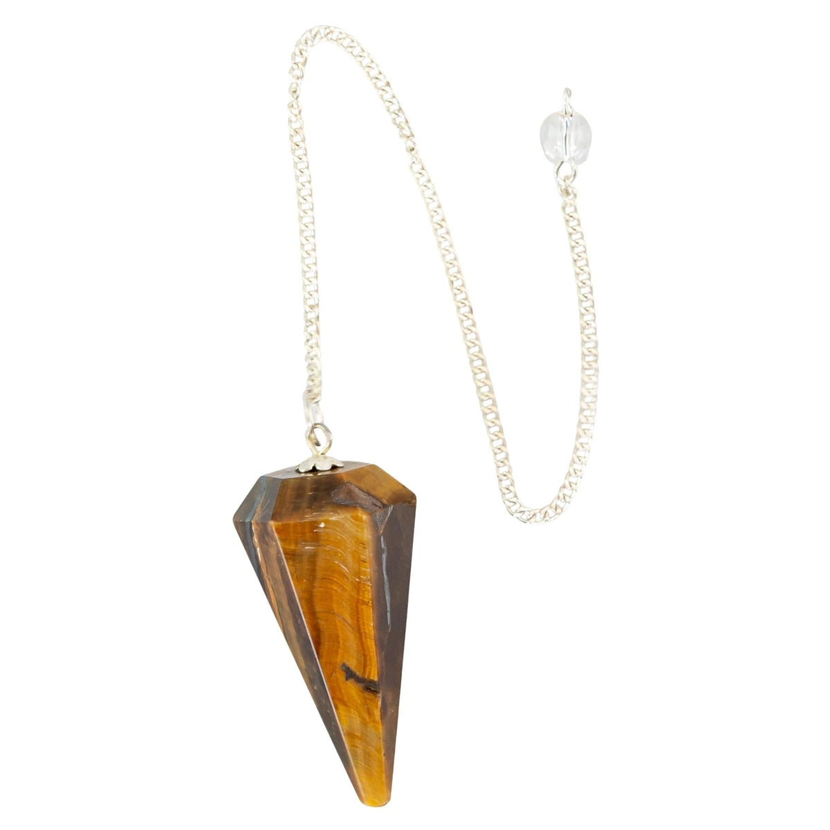 Tiger’s Eye Faceted Pendulum