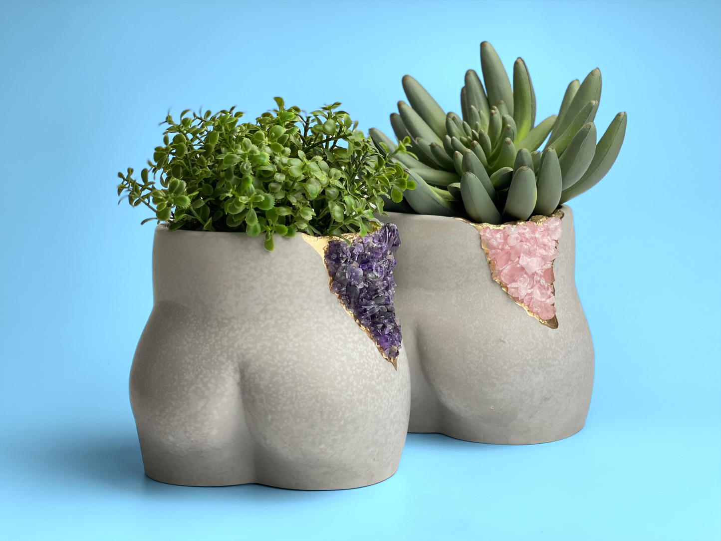 Amethyst Butt Planter - The Leafy Branch