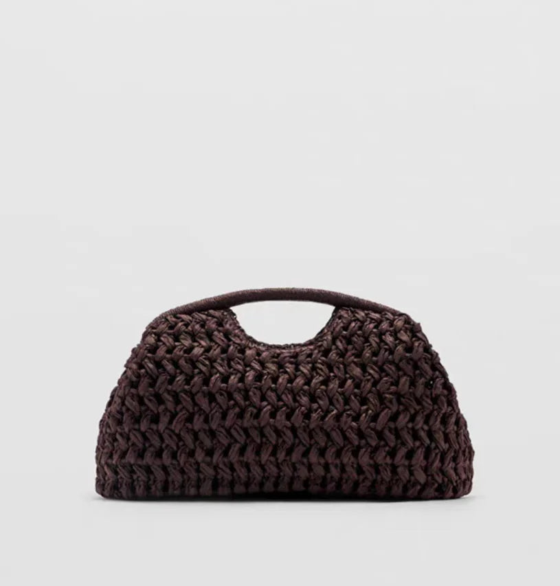 Alyna Woven Clutch - The Leafy Branch