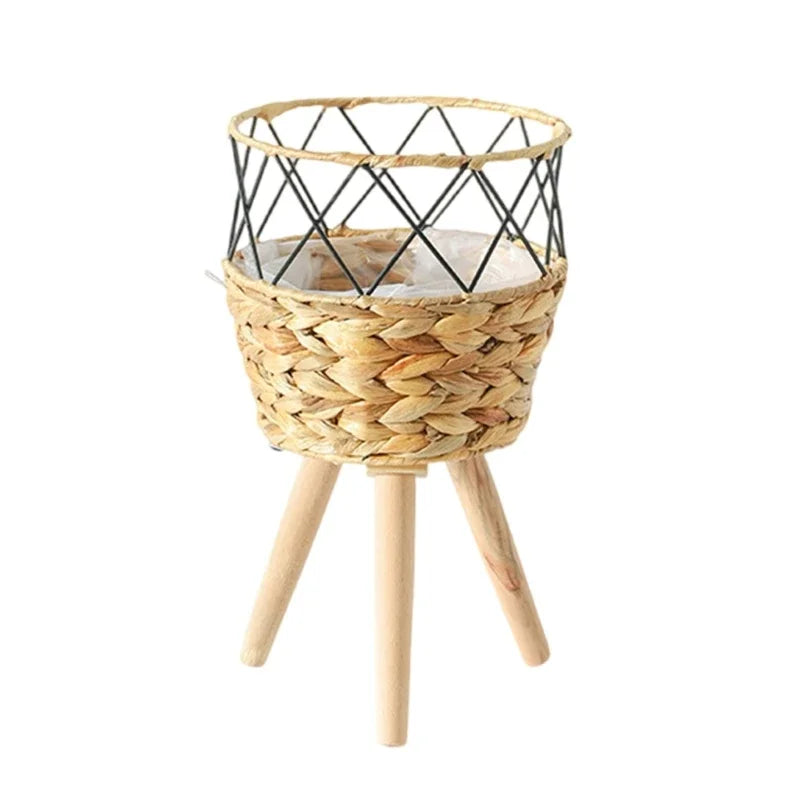Chelsea Rattan Plant Stands - The Leafy Branch