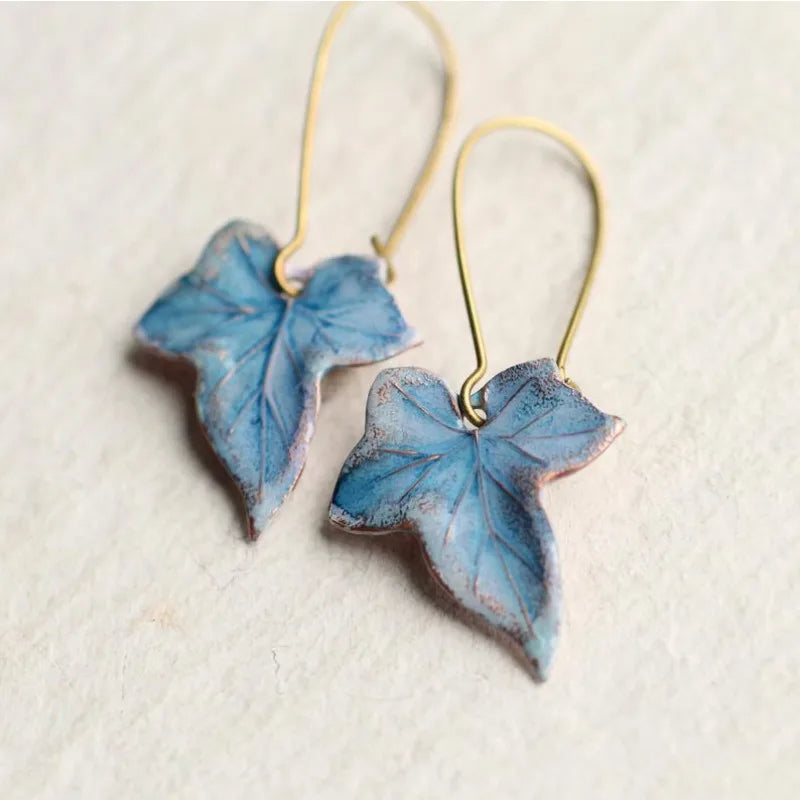 Rosie Leaf Earrings - The Leafy Branch