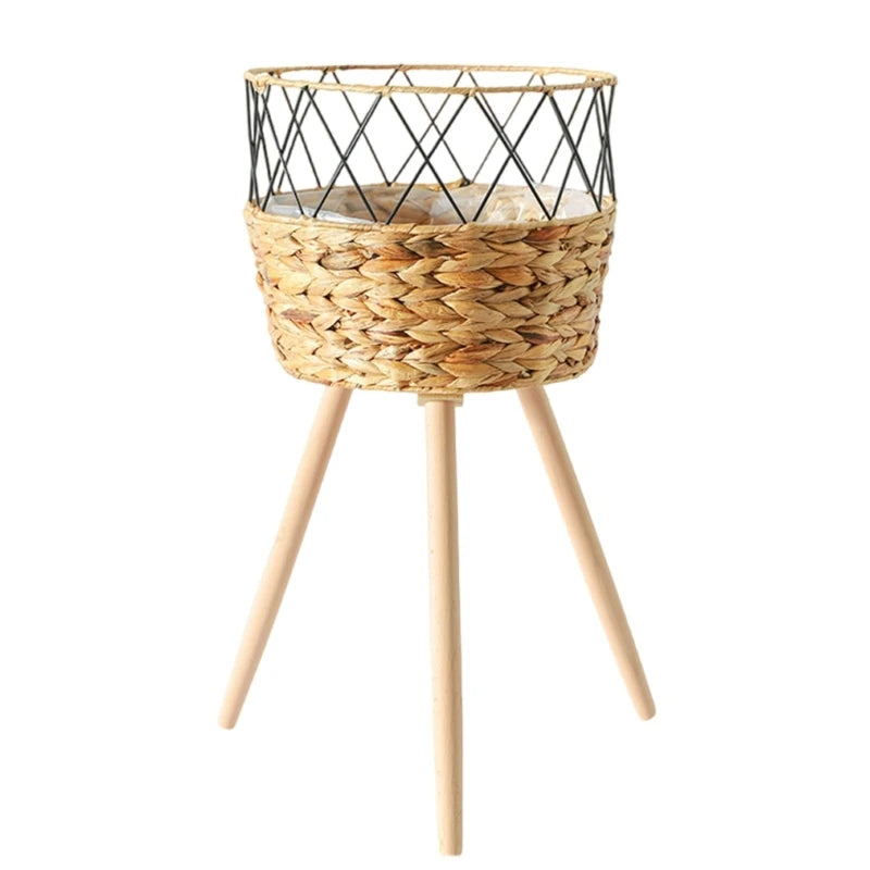 Chelsea Rattan Plant Stands - The Leafy Branch
