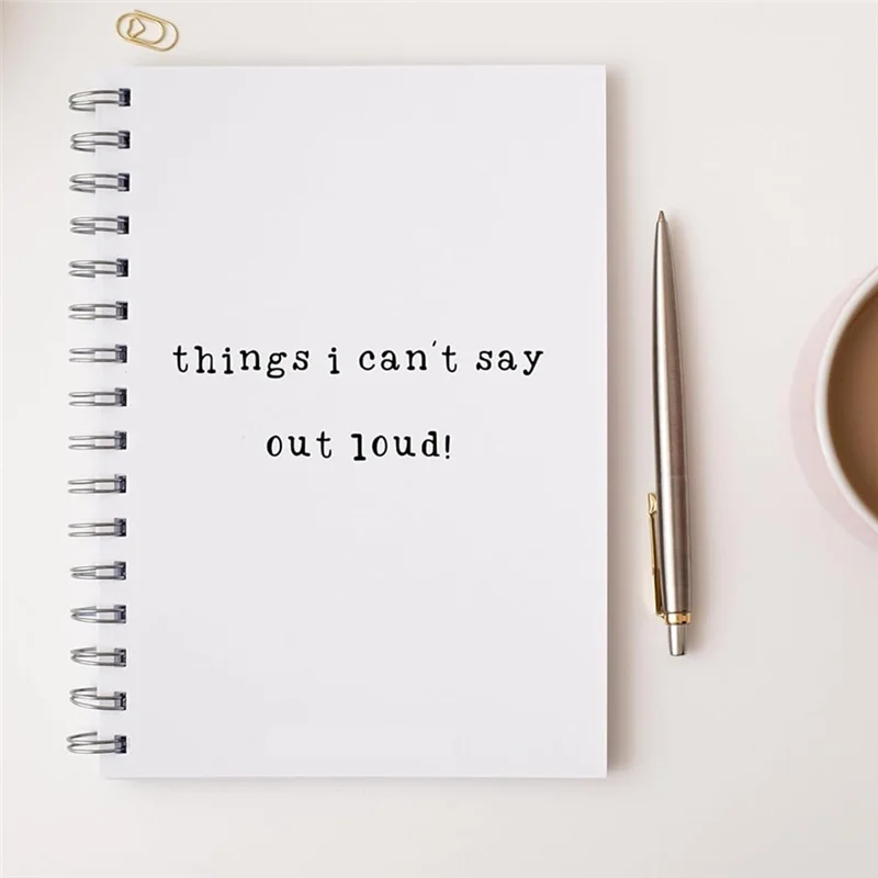Things I Can't Say Notebook - The Leafy Branch