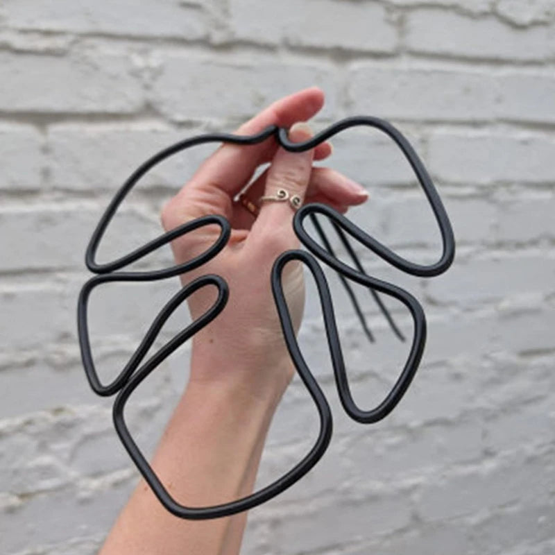 Monstera Shaped Plant Support - The Leafy Branch