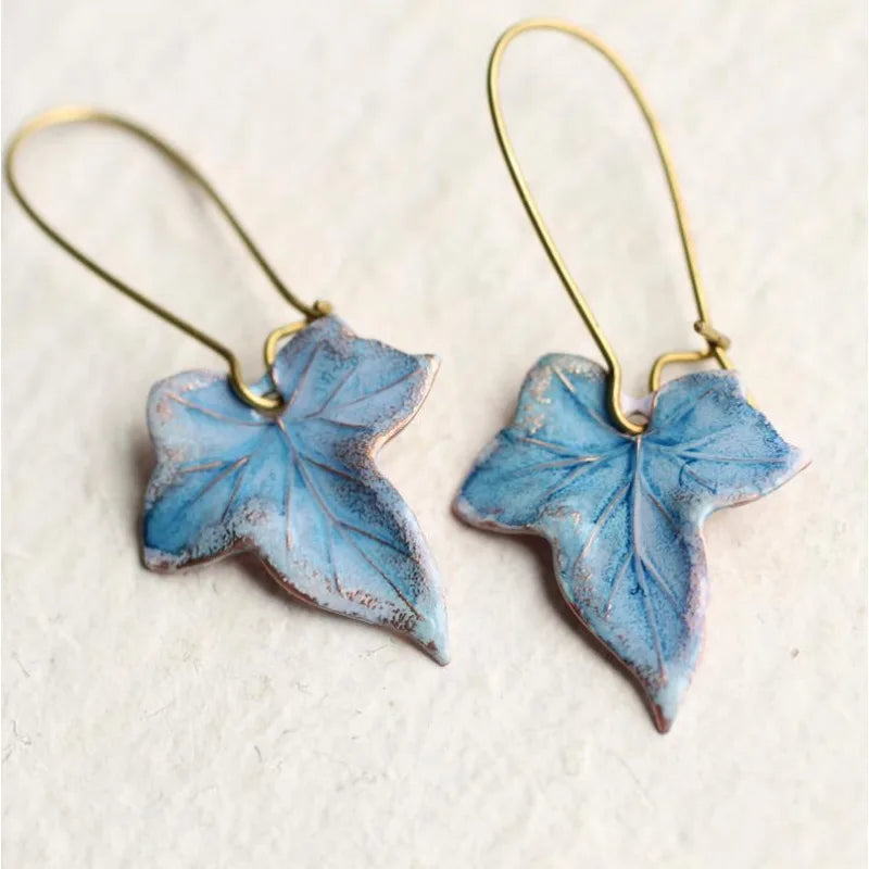 Rosie Leaf Earrings - The Leafy Branch