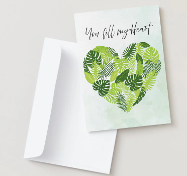 You Fill My Heart Greeting Card
