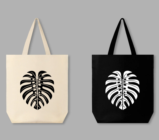 Signature Monstera Tote - The Leafy Branch