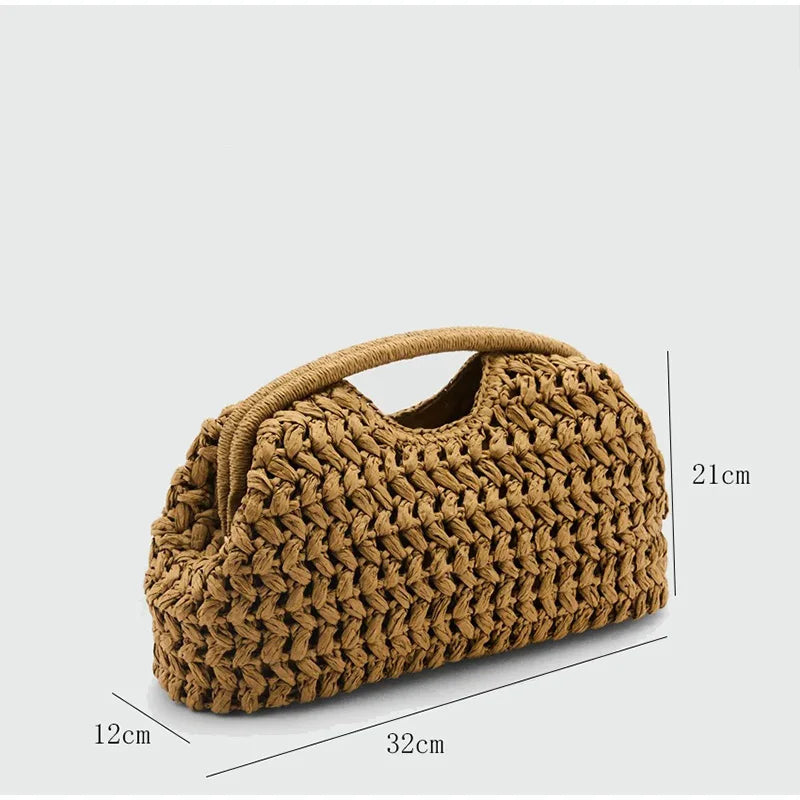 Alyna Woven Clutch - The Leafy Branch