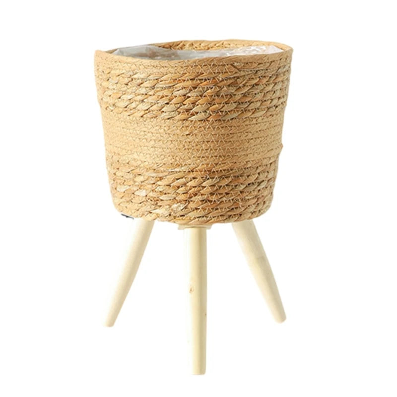 Chelsea Rattan Plant Stands - The Leafy Branch