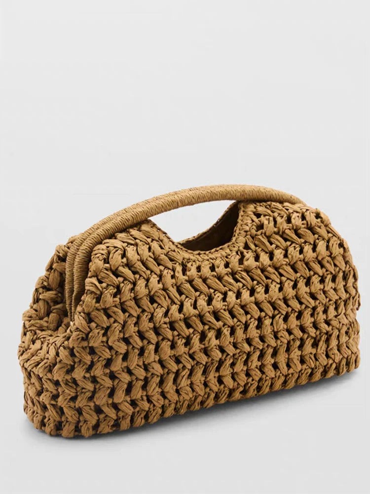 Alyna Woven Clutch - The Leafy Branch