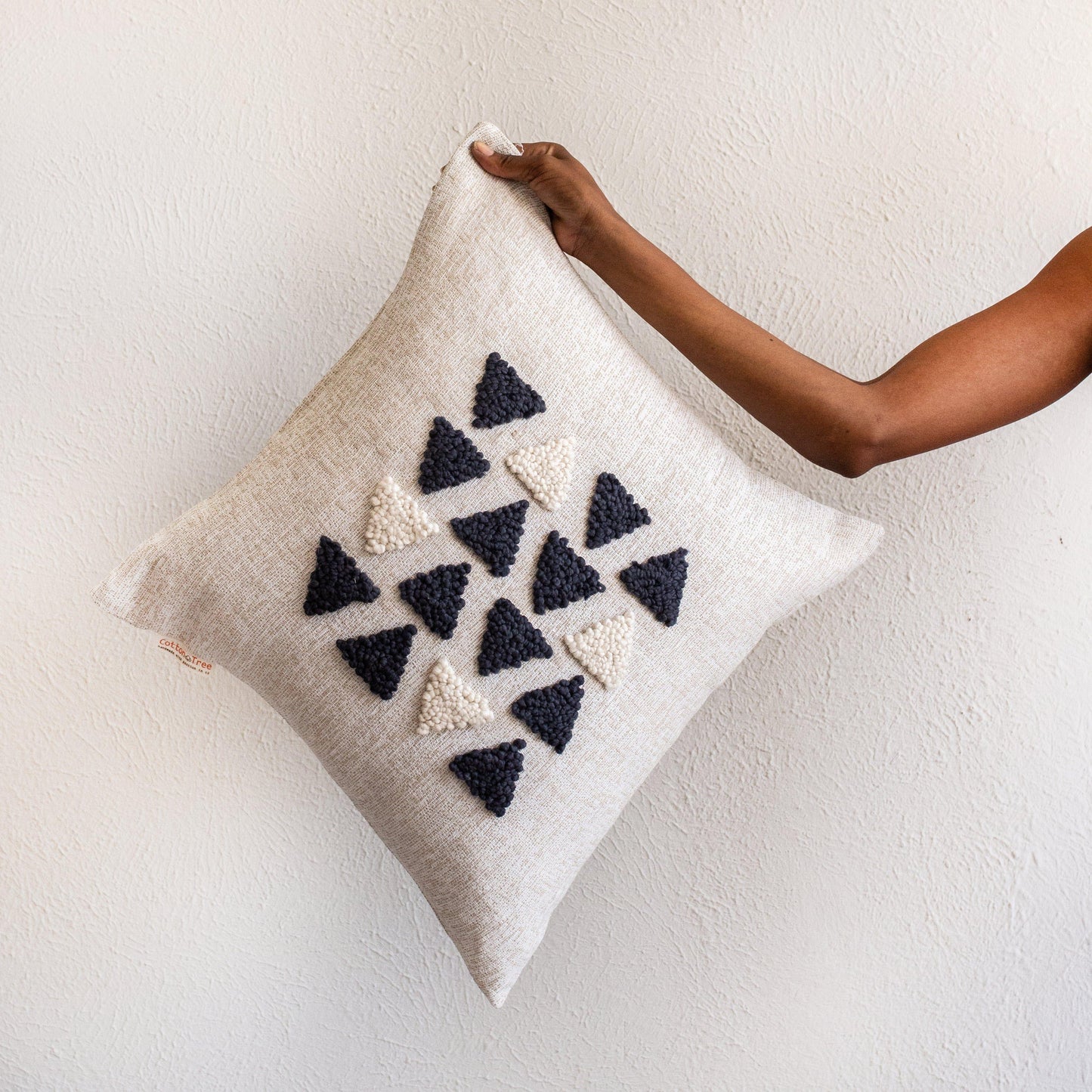 AfriScandi Harvest Wool + Cotton Throw Pillow - The Leafy Branch