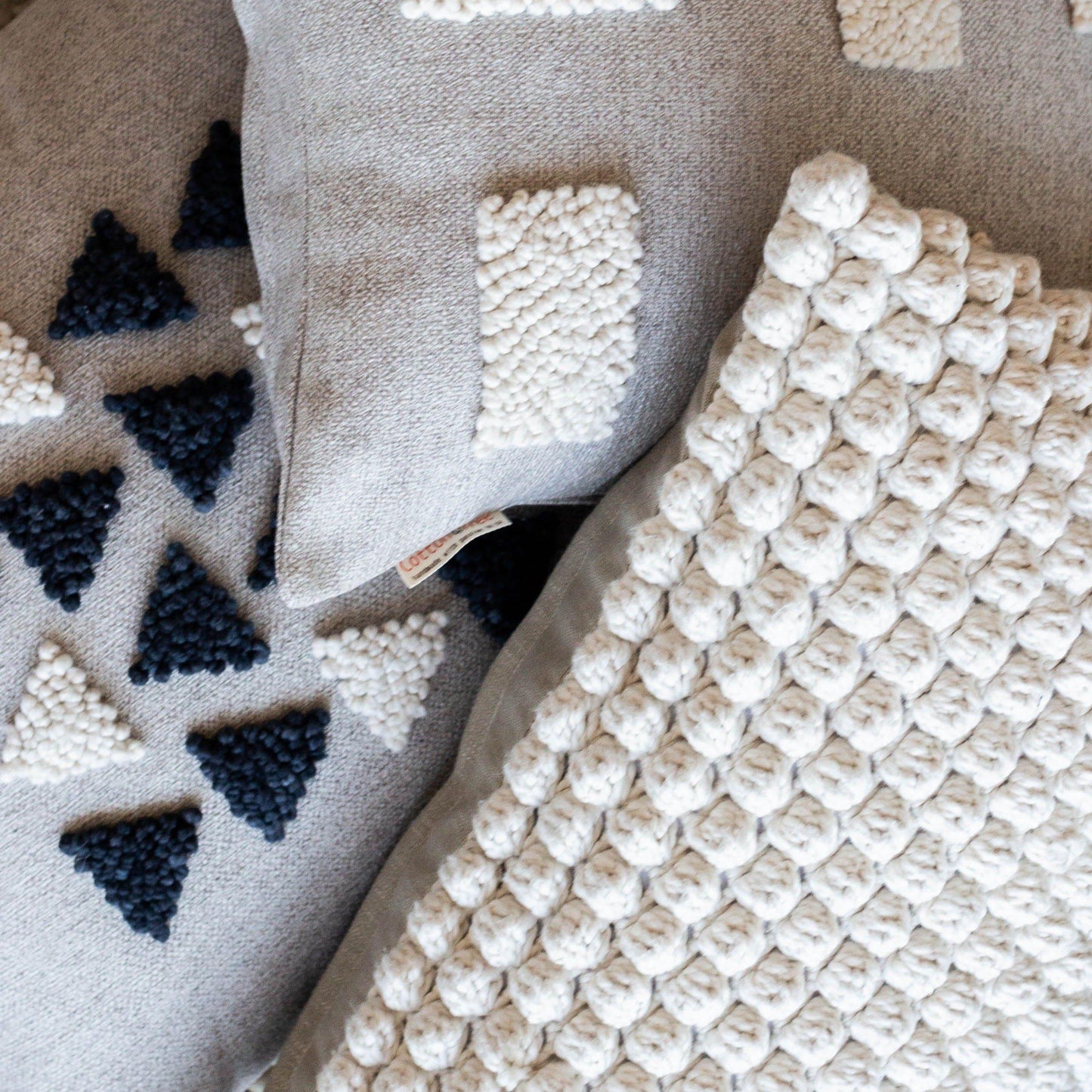 AfriScandi Harvest Wool + Cotton Throw Pillow - The Leafy Branch