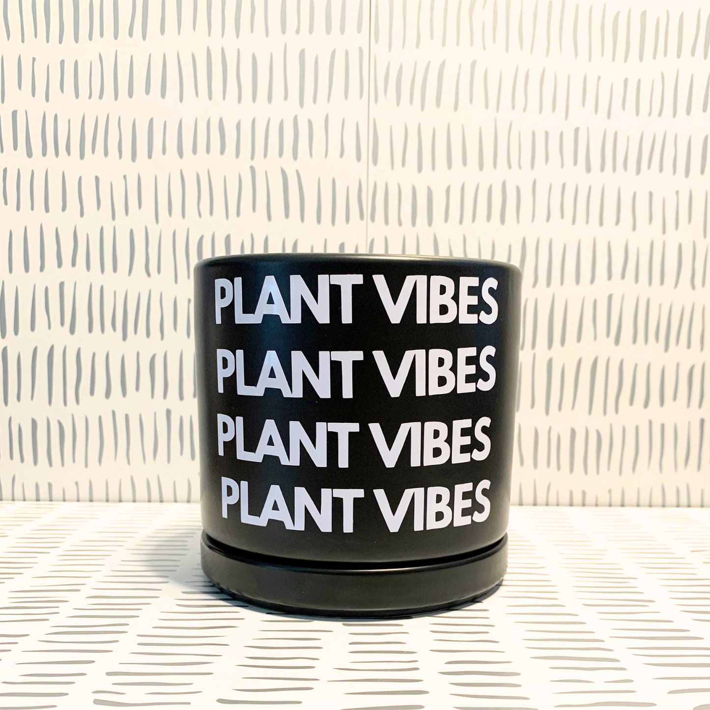 Signature Ceramic Plant Vibes Planter