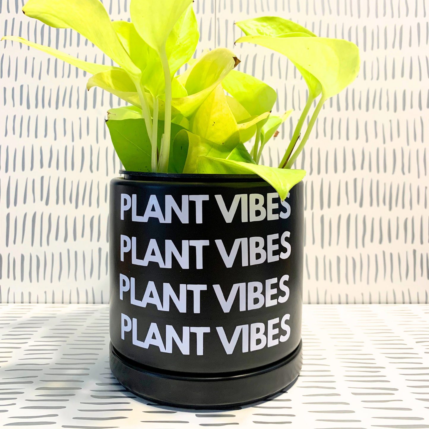 Signature Ceramic Plant Vibes Planter