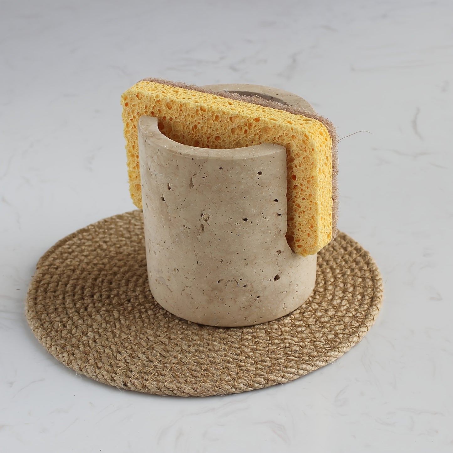 Natural Marble Sponge Holder - The Leafy Branch