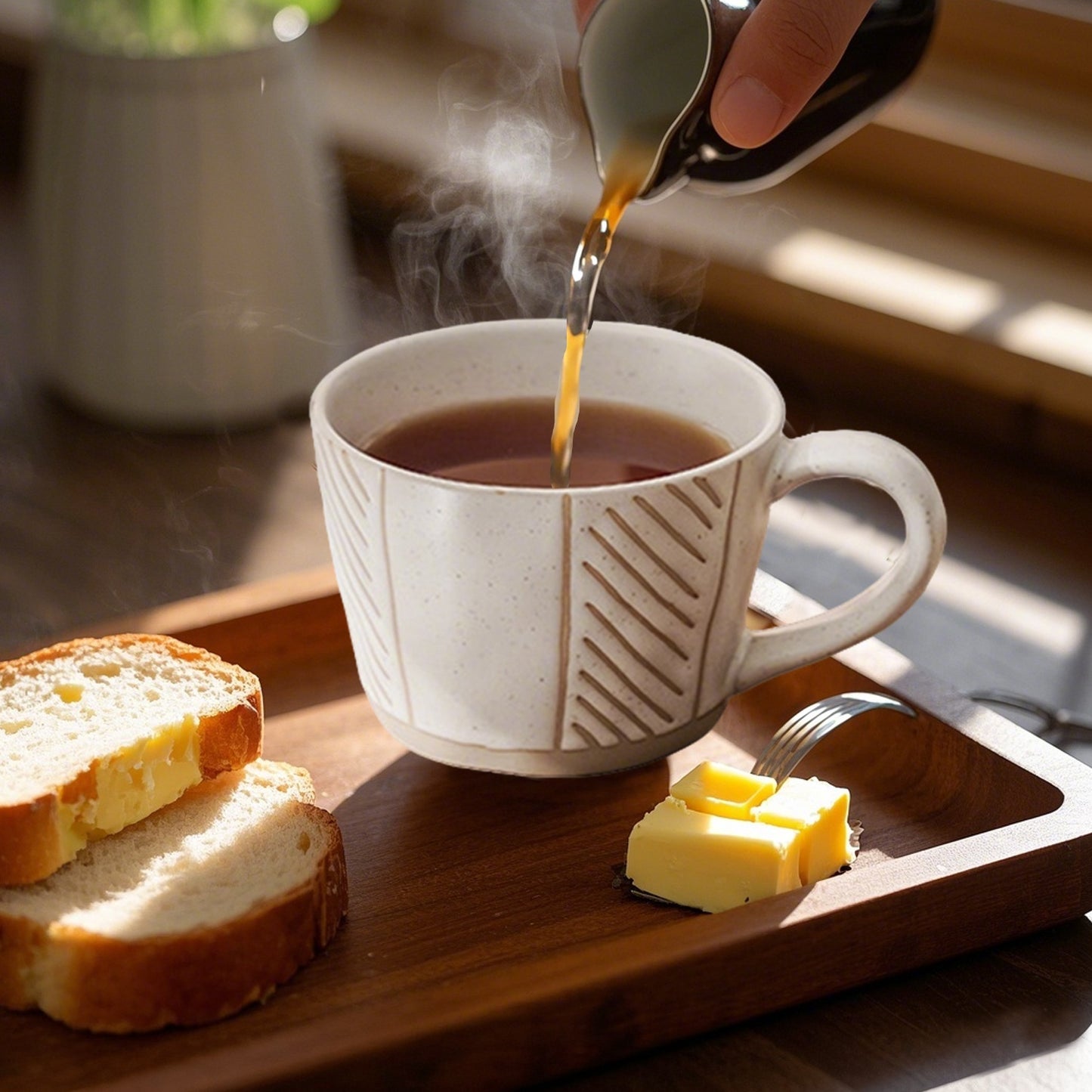 Mayra Ceramic Mug Set - The Leafy Branch