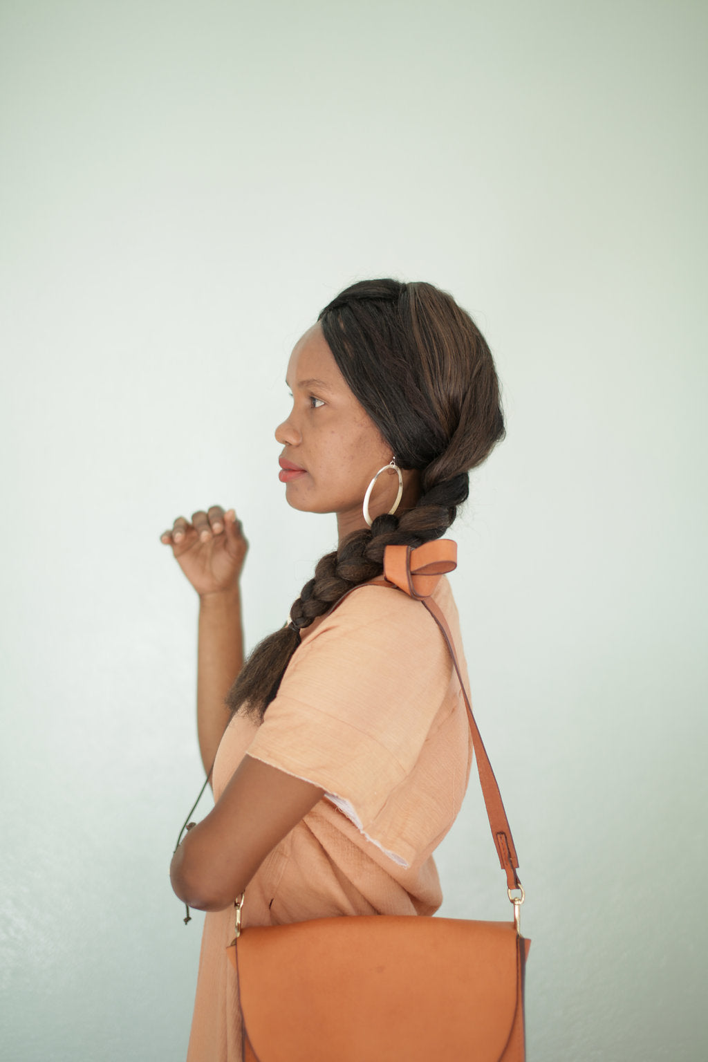 Horn Hoop Earring - The Leafy Branch