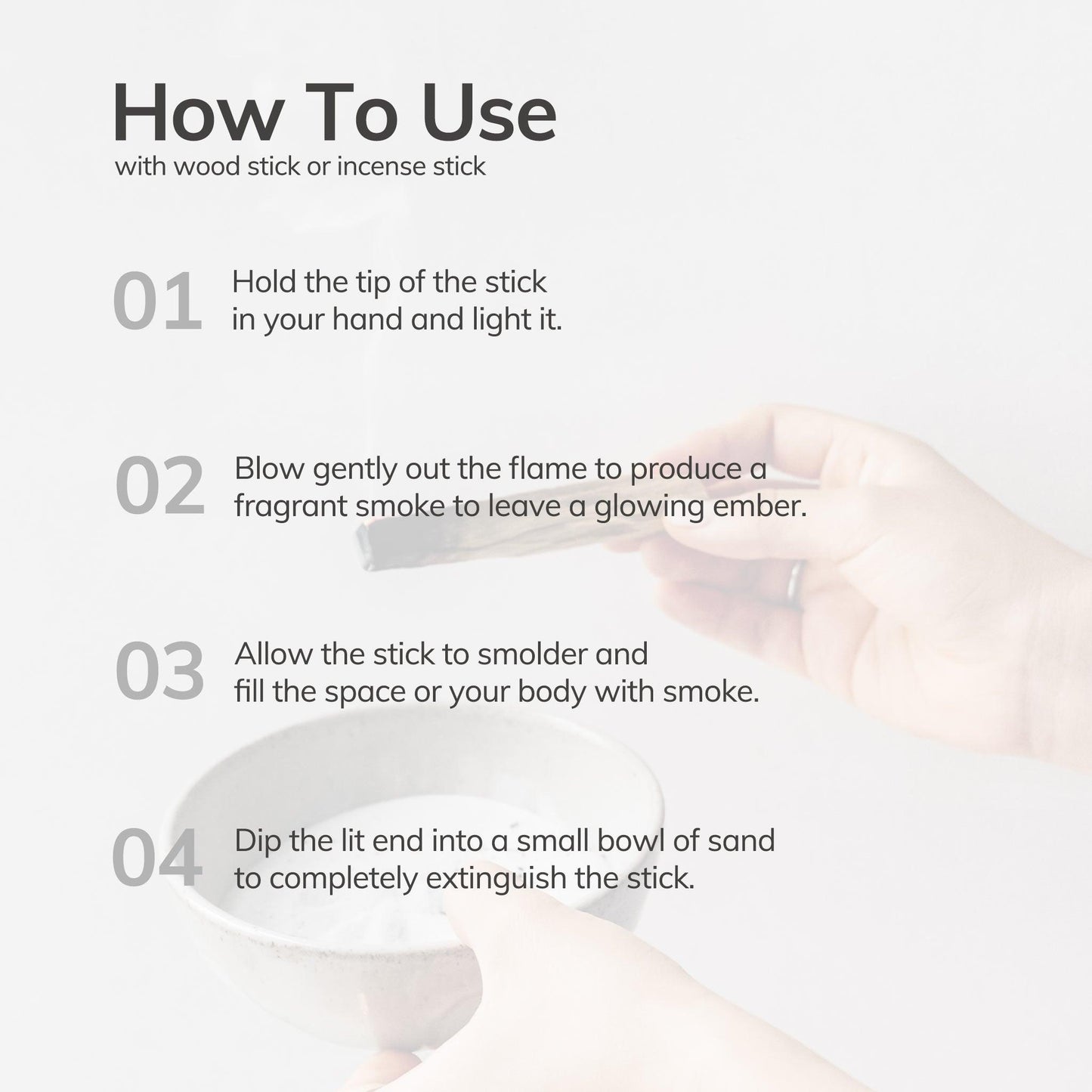 Organic White Sage Smudge Stick - Mini