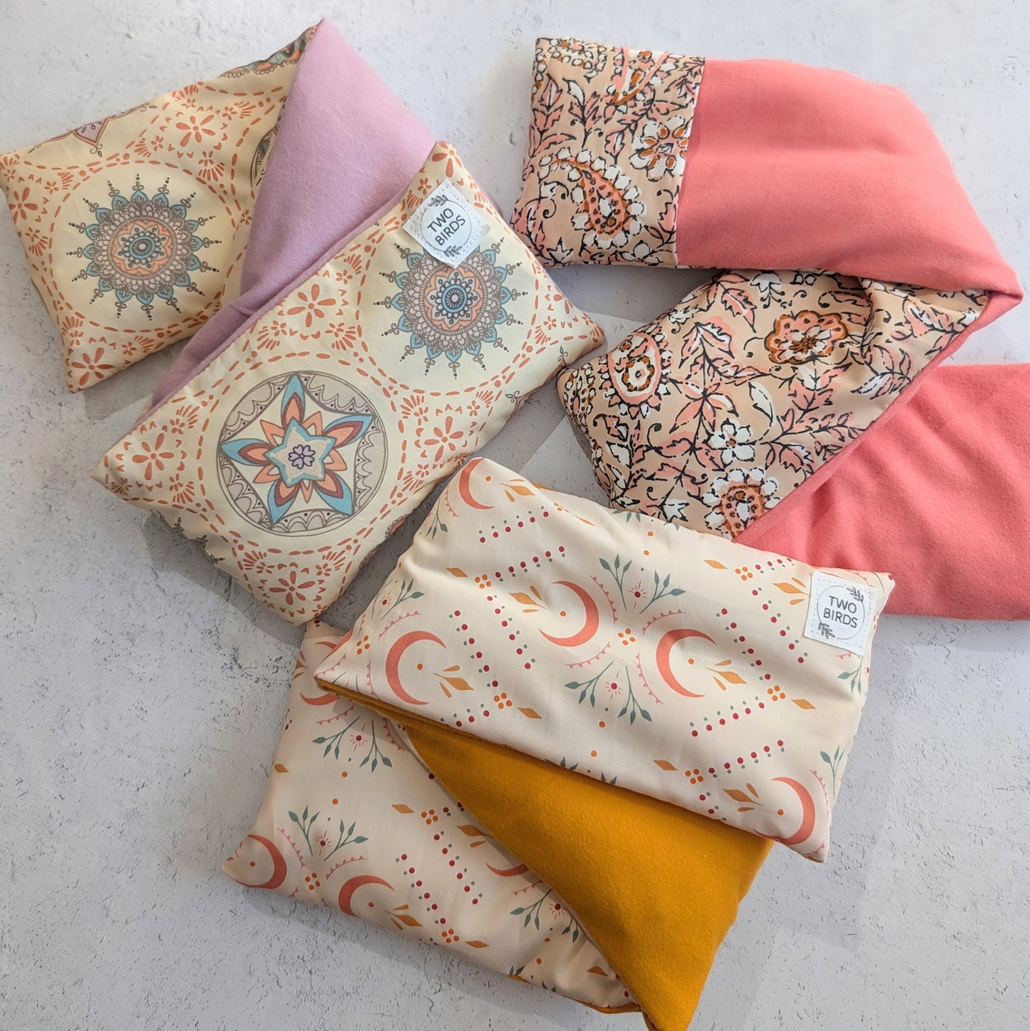 Weighted Neck Wrap - Crescent Charm