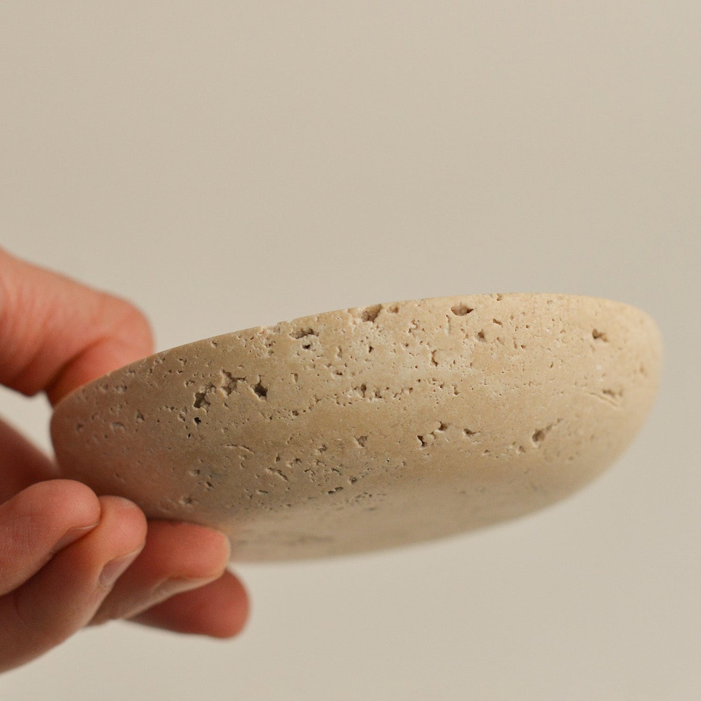 Travertine Incense Holder Plate