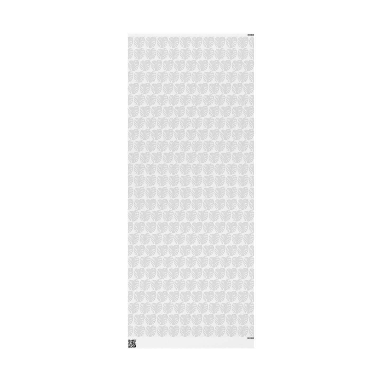 Monstera Leaf Gray Wrapping Paper – Botanical Gift Wrap Roll