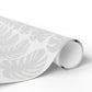 Monstera Leaf Gray Wrapping Paper – Botanical Gift Wrap Roll