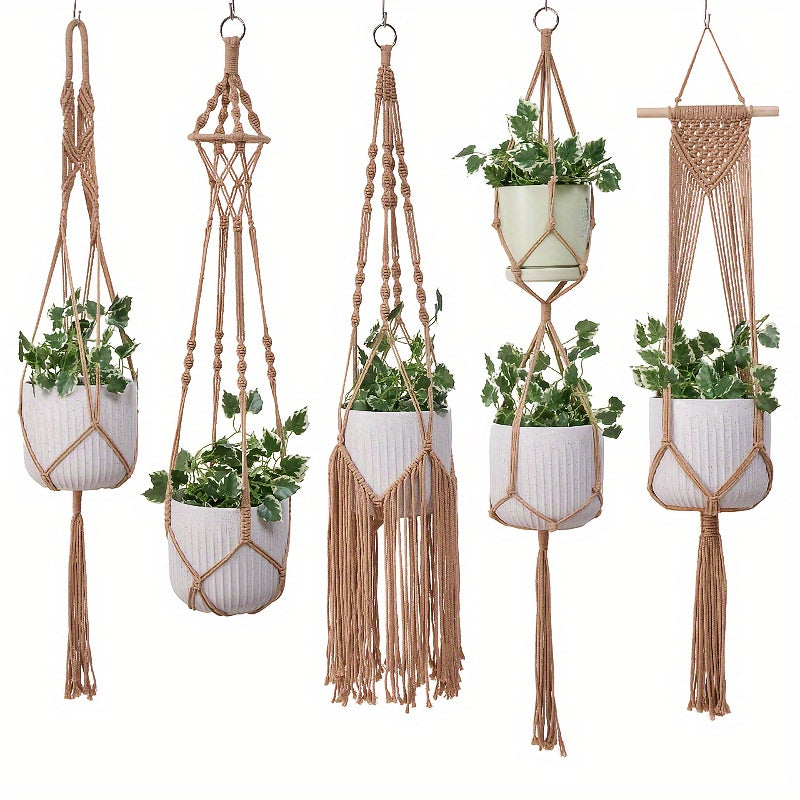 Macrame Set- Brown - The Leafy Branch