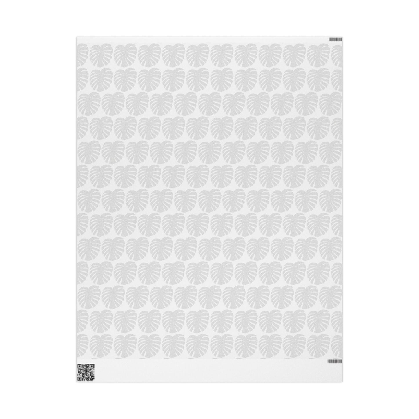 Monstera Leaf Gray Wrapping Paper – Botanical Gift Wrap Roll