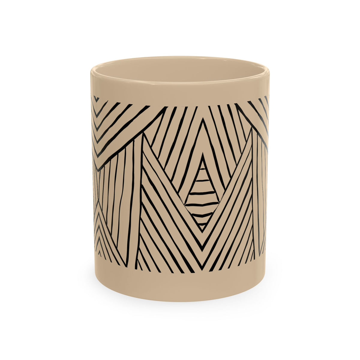 Geometric Tribal Pattern Ceramic Mug