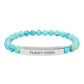 Plant Mom Natural Stone Bar Bracelet