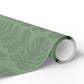 Monstera Leaf Green Wrapping Paper – Botanical Gift Wrap Roll