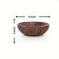 Tribal Mango Wood Serving Bowl