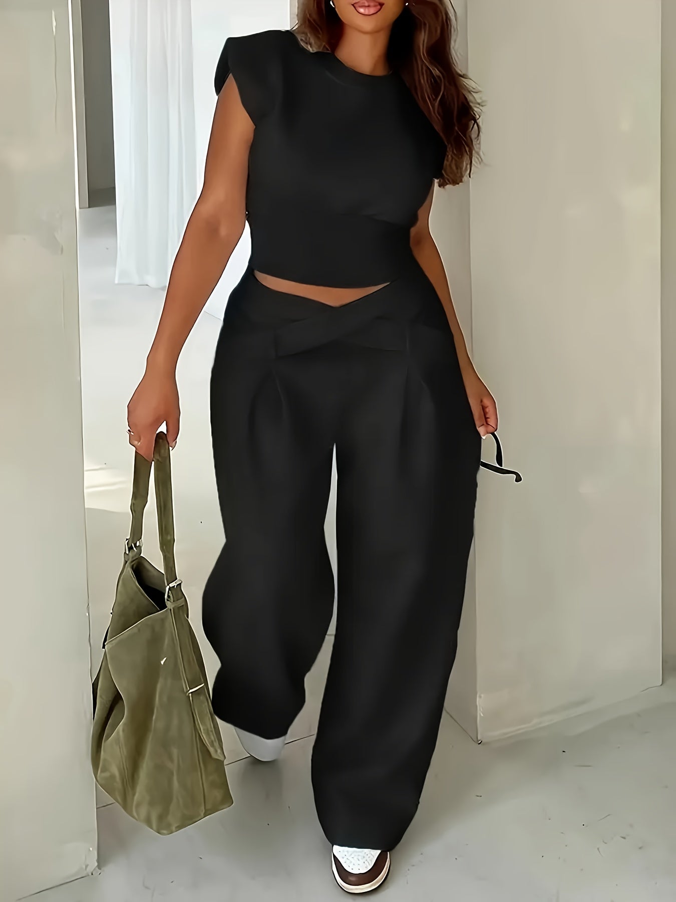 Monica Everyday Set- Black - The Leafy Branch