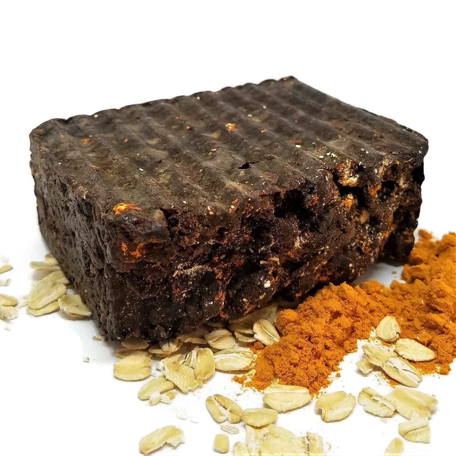 Turmeric & Oatmeal African Black Soap - The Leafy Branch