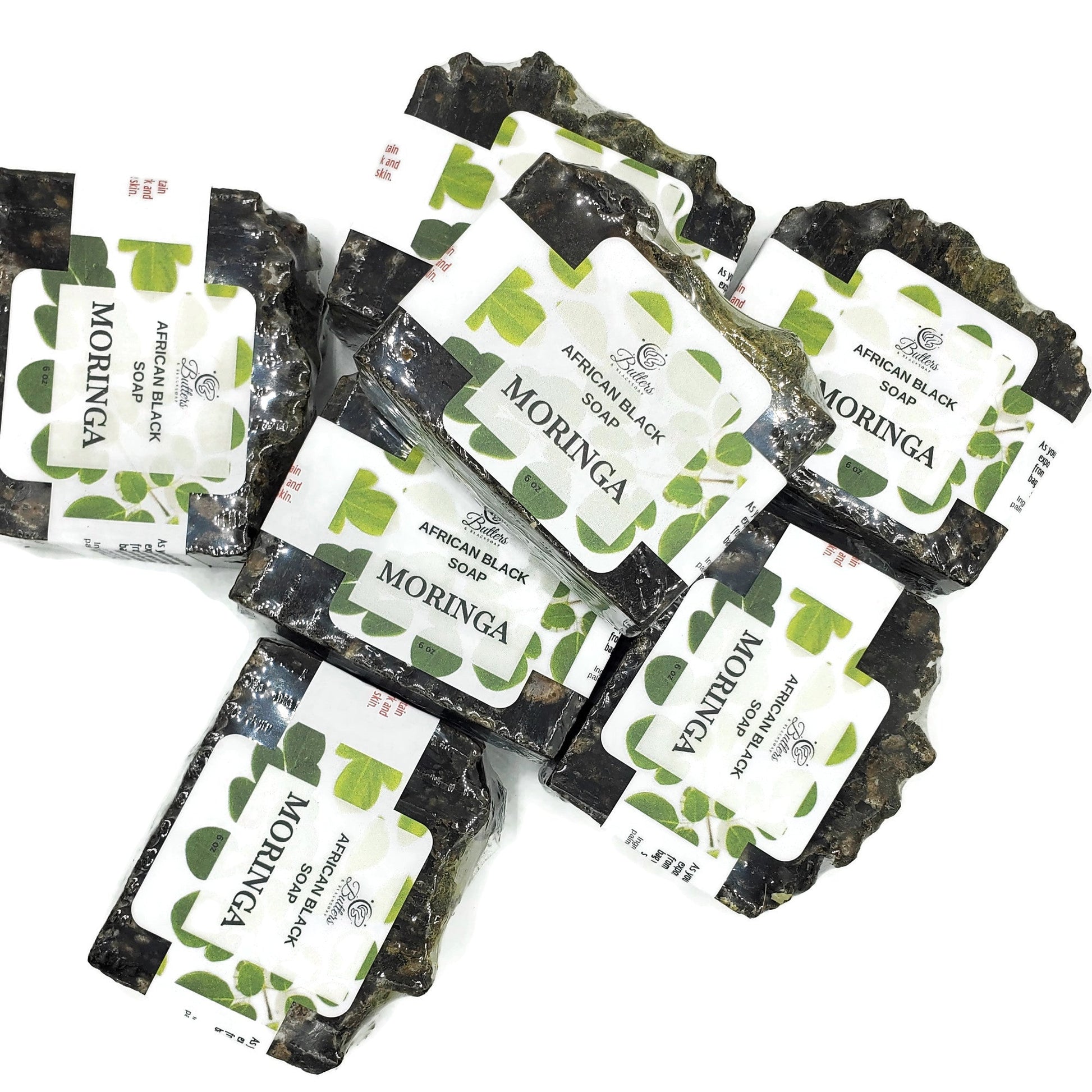Moringa African Black Soap - The Leafy Branch